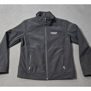 Panda Express Jacket Mens XS Black Softshell Workwear Full Zip Barco Uniforms